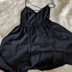 Black backless vava voom dress